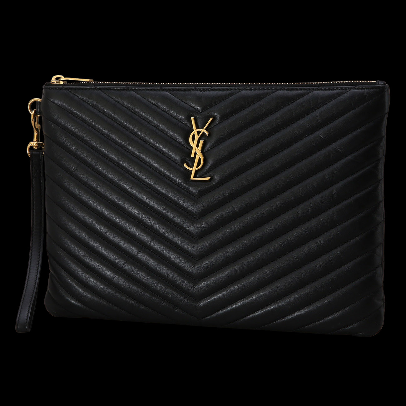 Yves Saint Laurent(USED)생로랑 559193 모노그램 쉐브론 클러치